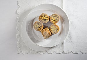 Traditional Turkish Baklava - stock image