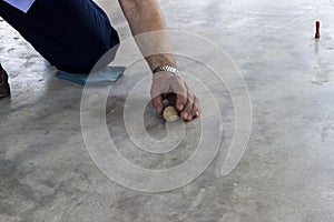 Traditional turkish ball game in anatolia