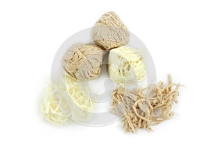 Traditional Turkish cotton candy ( Pismaniye )