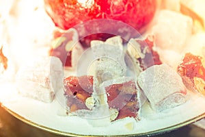 Traditional Turkish Delight,   soft candy