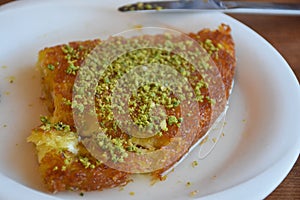 Traditional Turkish Dessert Kunefe