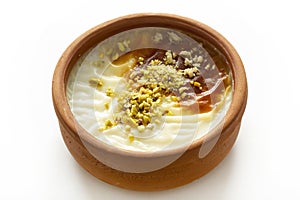 Traditional Turkish Dessert Sutlac.