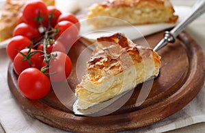 Traditional turkish feta cheese pie