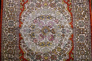 Traditional Turkish and Ottoman Handmade Silk Carpets. Carpet patterns