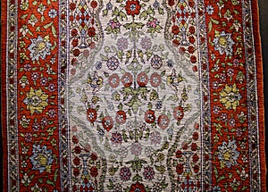 Traditional Turkish and Ottoman Handmade Silk Carpets. Carpet patterns