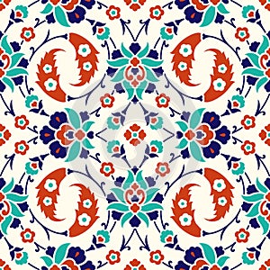 Traditional Turkish Seamless Pattern