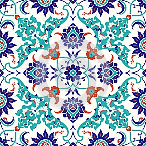 Traditional Turkish Seamless Pattern photo