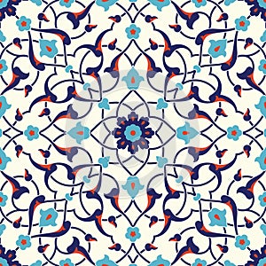 Traditional Turkish Seamless Pattern photo