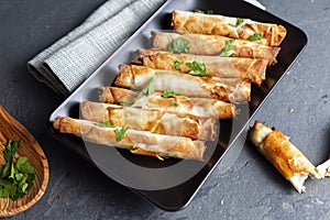 traditional Turkish sigara boregi cigarette borek