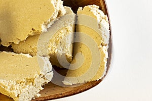 Traditional turkish tahini halva