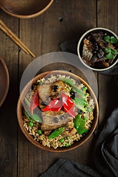 traditional twice cooked pork(huiguorou),Twice cooked pork slices,Sichuan style Chinese dish