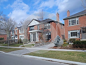 traditional two story brick houses