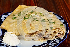 Traditional uzbek Hanum