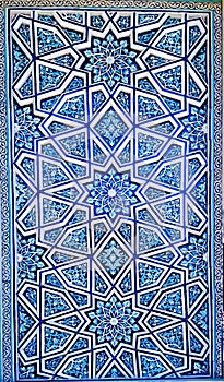 Traditional uzbek ornament ceramic