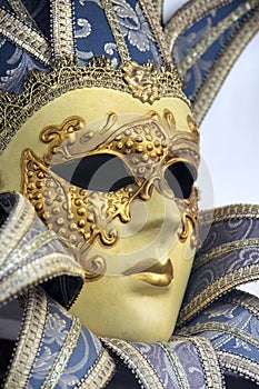 Traditional venetian carnival mask. Venice, Italy