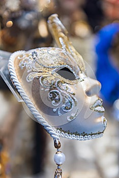 Traditional Venetian Masks for Carnival of Venice, Italy