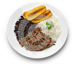 Pabellon Criollo, venezuelan national dish photo