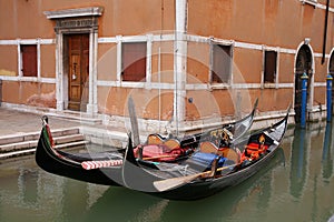 Traditional Venice gondola