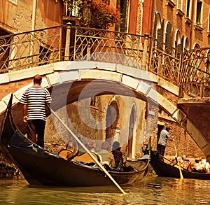 Traditional Venice gondola ride