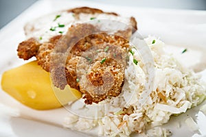 Traditional viennese Schnitzel