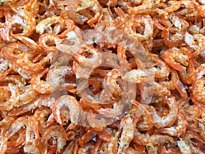 Traditional Vietnamese cuisine: dried shrimp