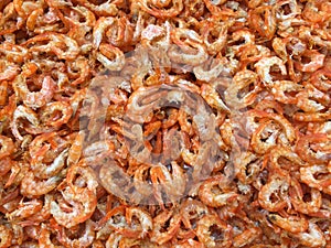 Traditional Vietnamese cuisine: dried shrimp