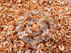 Traditional Vietnamese cuisine: dried shrimp