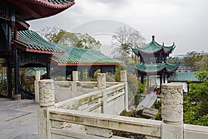 Traditional viewing platform,Chengdu,China