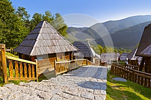 Traditional village Drvengrad Mecavnik - Serbia