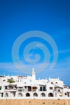 Traditional village in Menorca, Spain