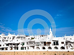 Traditional village in Menorca, Spain