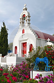 Traditional village at Mykonos island