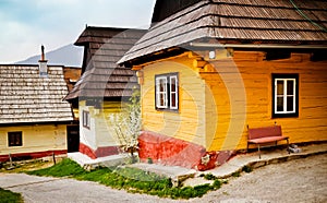 Tradičná dedina na Slovensku. Európa