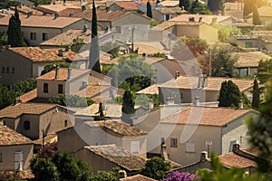 Traditional village in the Toulon region, in the south of France