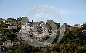 Traditional village of Vitsa in Central Zagori, Epirus region, in the Ioannina regional unit in Greece.