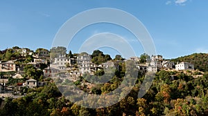 Traditional village of Vitsa in Central Zagori, Epirus region, in the Ioannina regional unit in Greece.