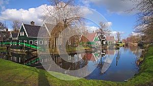 Traditional village of Zaanse Schans, Netherlands