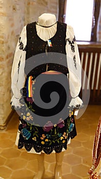 Traditional vintage romanian clothing - UNESCO heritage