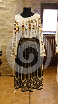 Traditional vintage romanian clothing - UNESCO heritage