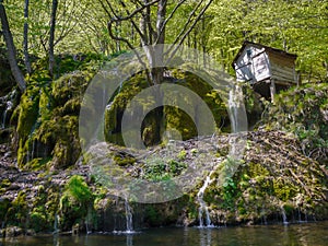 Traditional water mill near nera river,banat-romania