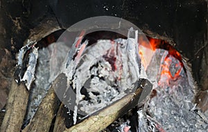 Traditional Way of Cooking Using Firewood on Javanese Kitchen