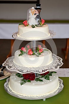 traditional wedding cake dessert