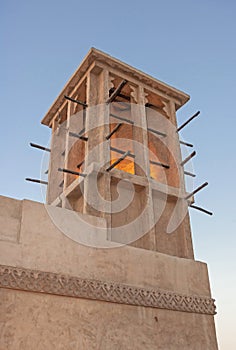 A Traditional Wind Tower in Dubai