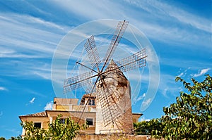 Traditional windmill