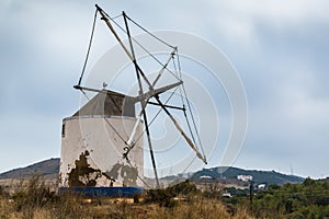 Windmill in Budens, southwestern coast of Portugal