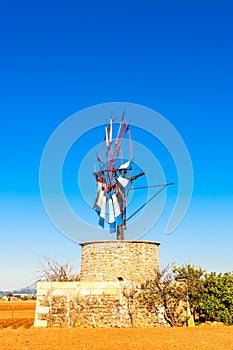 Traditional windmill on Majorca