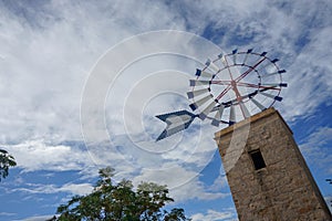 traditional windmill in Mallorca