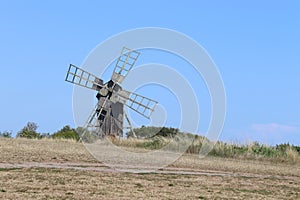 Traditional Windmill, Oland, Sweden