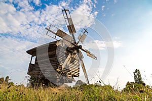 Traditional windmill in Pirogovo