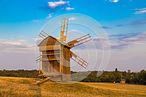 Traditional windmill in Pirogovo